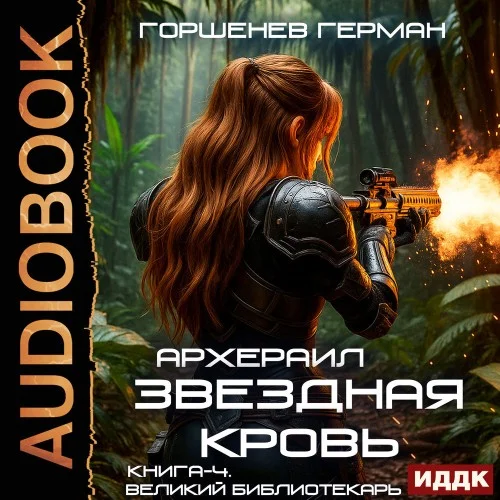 Обложка аудиокниги Звёздная Кровь Архераил. Книга 4. Великий библиотекарь автора Горшенев Герман